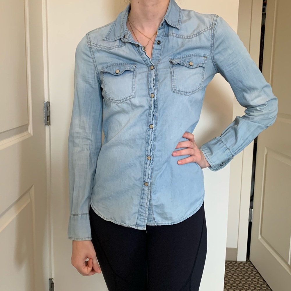 MANGO / JEAN SHIRT
